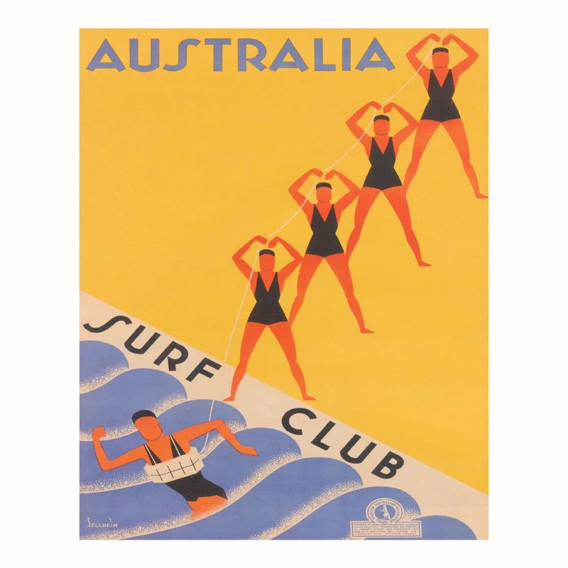 پوستر مدل مردان قوی هیکل استرالیایی