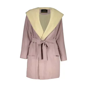 پالتو زنانه مدل 406 رنگ صورتی