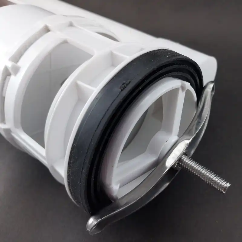 مکانیزم تخلیه توالت فرنگی مدل دوزمانه استیل دار G60