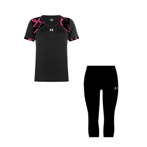 ست تی‌شرت و شلوارک ورزشی زنانه مدل 7202-3101