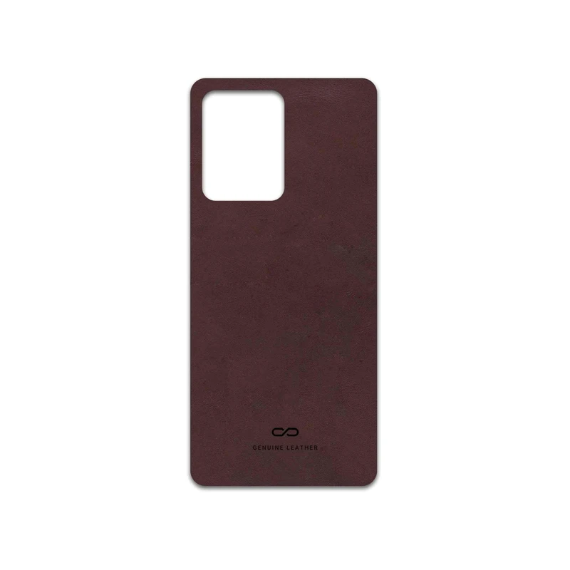 برچسب پوششی ماهوت مدل Matte-Dark-Brown-Leather مناسب برای گوشی موبایل شیائومی Redmi Note 12 Pro