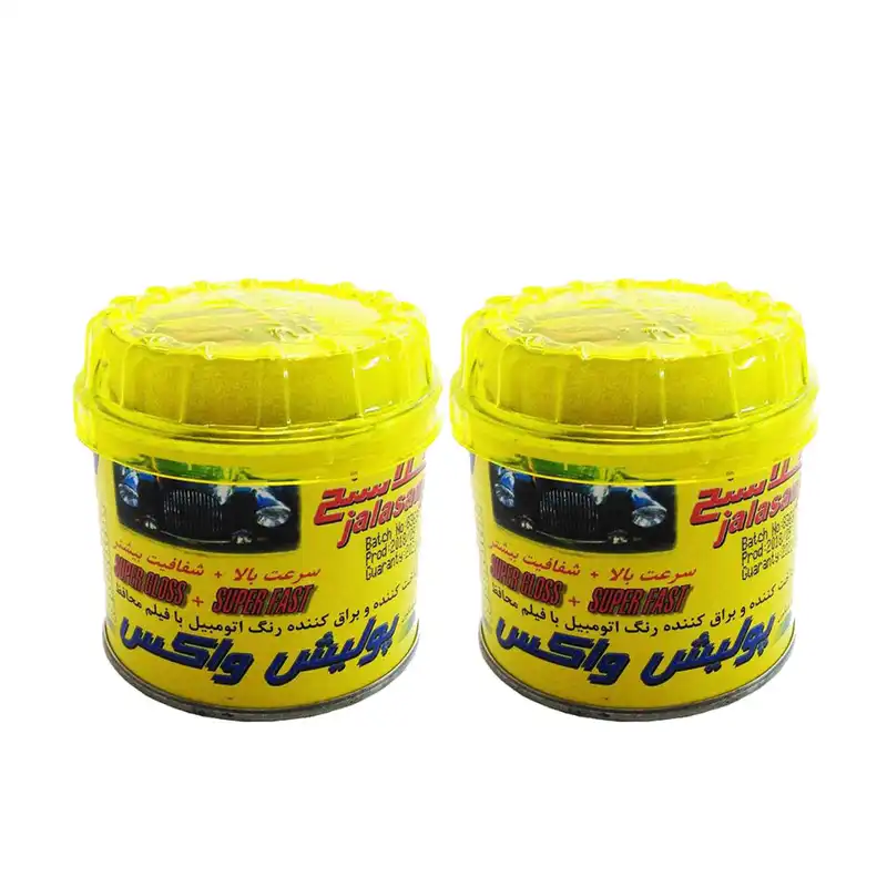 پولیش واکس جلاسنج مدل سیلیکونی وزن 150 گرم بسته 2 عددی