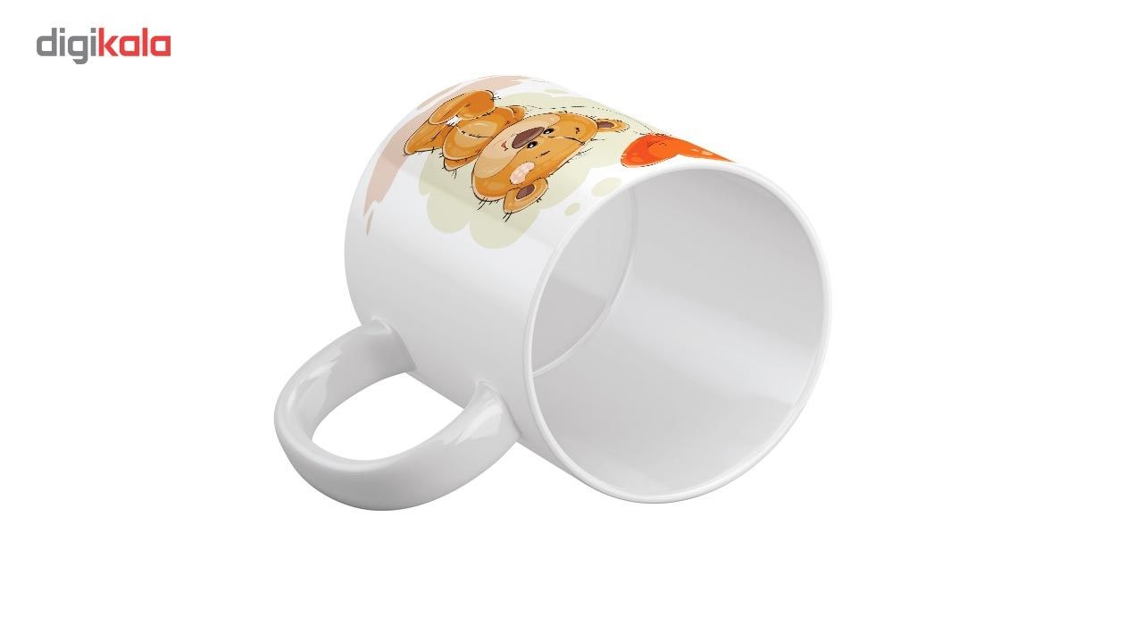 ماگ رنگار شاپ مدل M-MSH012 خرس main 1 6