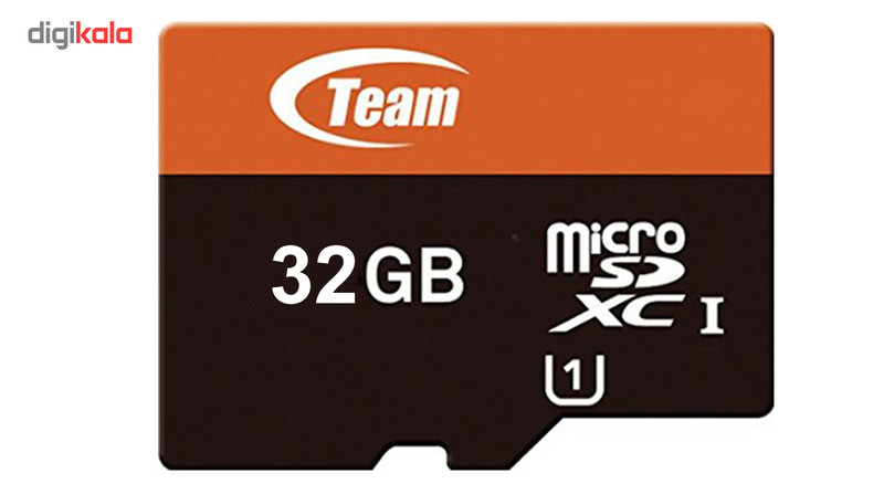 کارت حافظه MicroSDHC تیم گروپ کلاس 10 استاندارد UHS-I U1 سرعت 80MBps ظرفیت 32 گیگابایت
