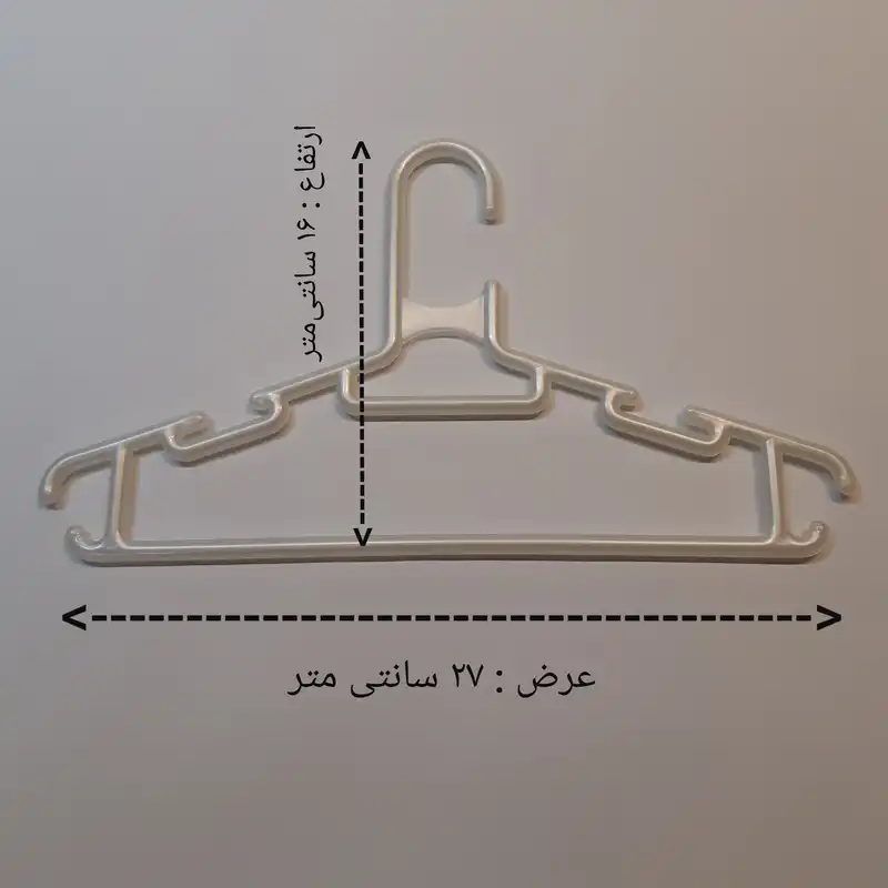چوب لباسی کودک کد 820 بسته 6 عددی