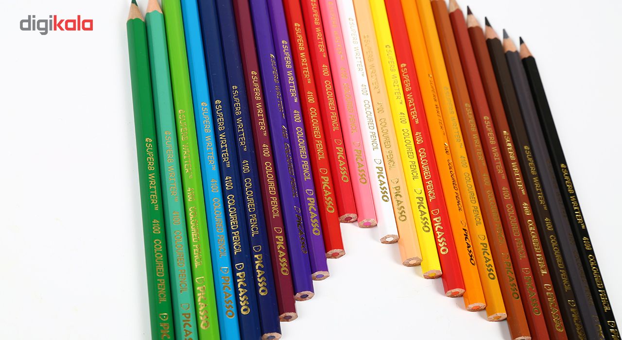 مداد رنگی 24 رنگ پیکاسو مدل 6085