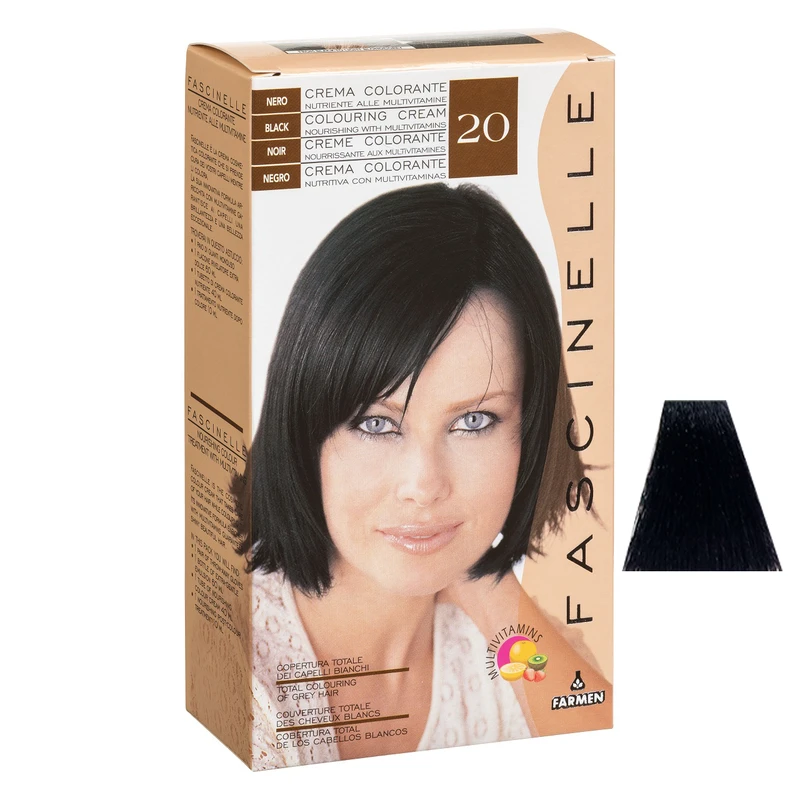 كيت رنگ مو فشینلی سری Natural مدل مشكي شماره 20