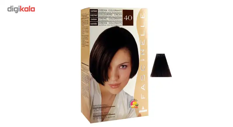 كيت رنگ مو فشینلی سری Natural مدل شاه بلوطي شماره 40