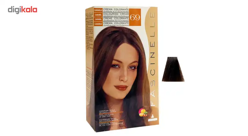 كيت رنگ مو فشینلی سری Fashion مدل كاراملي تيره شماره 69