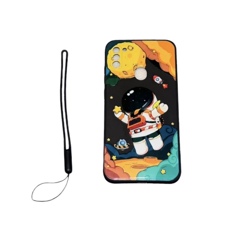 كاور طرح فضانورد كد 2233 مناسب برای گوشی موبایل سامسونگ‌ Galaxy A11 به همراه بندآویز