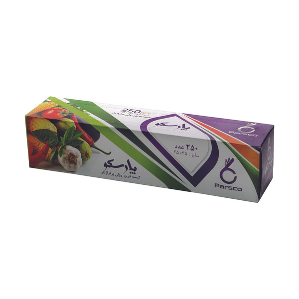 کیسه فریزر پارسکو مدل 05 بسته 250 عددی