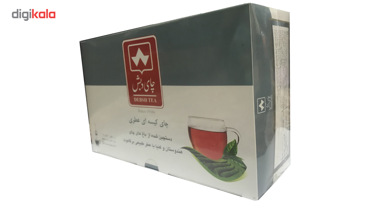چای کیسه ای دبش مدل عطری بسته 100 عددی