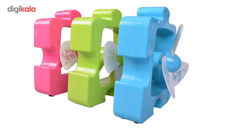 پنکه رومیزی ترانه طرح puzzle