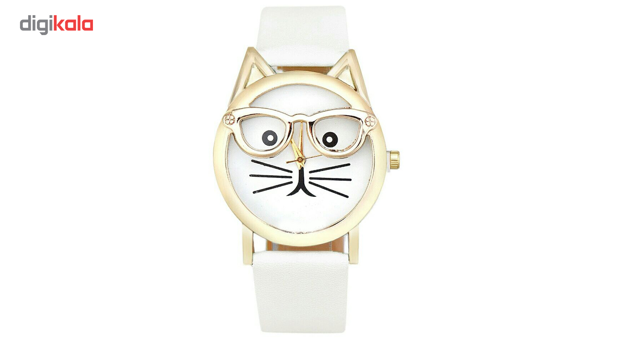 ساعت مچی عقربه ای زنانه مویا طرح گربه 003