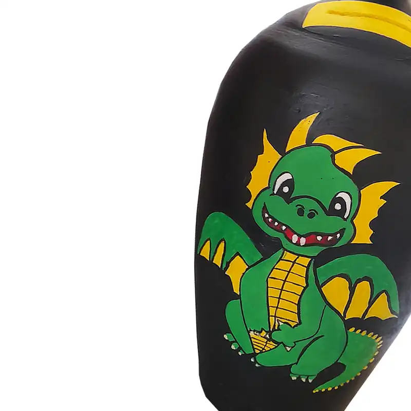 قلک سفالی طرح اژدها کد 09