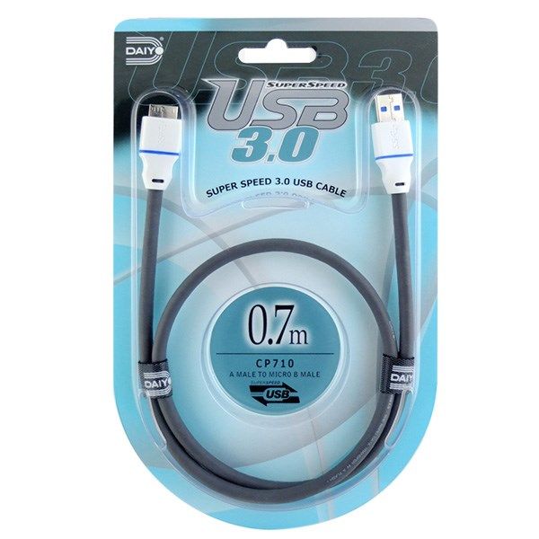 کابل تبدیل USB به micro-B مدل CP710 طول 0.7 متر کابل تبدیل USB به micro-B مدل CP710 طول 0.7 متر