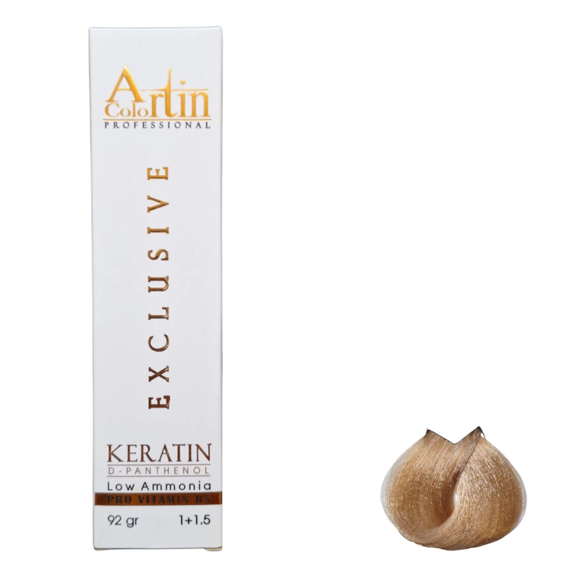 رنگ مو آرتین شماره 10.2 حجم 100 میلی‌لیتر رنگ زیتونی