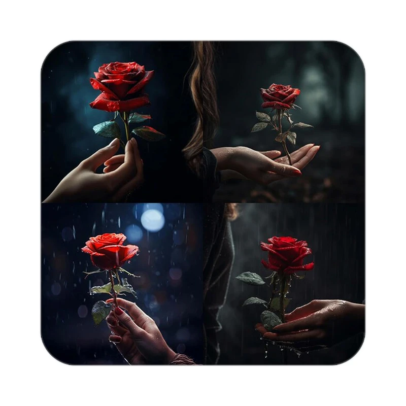 زیر لیوانی کاکتی مدل عاشقانه کد mp11691