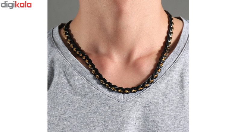 گردنبند مغناطیسی داتیس مدل Black gold 112 مشکی طلایی