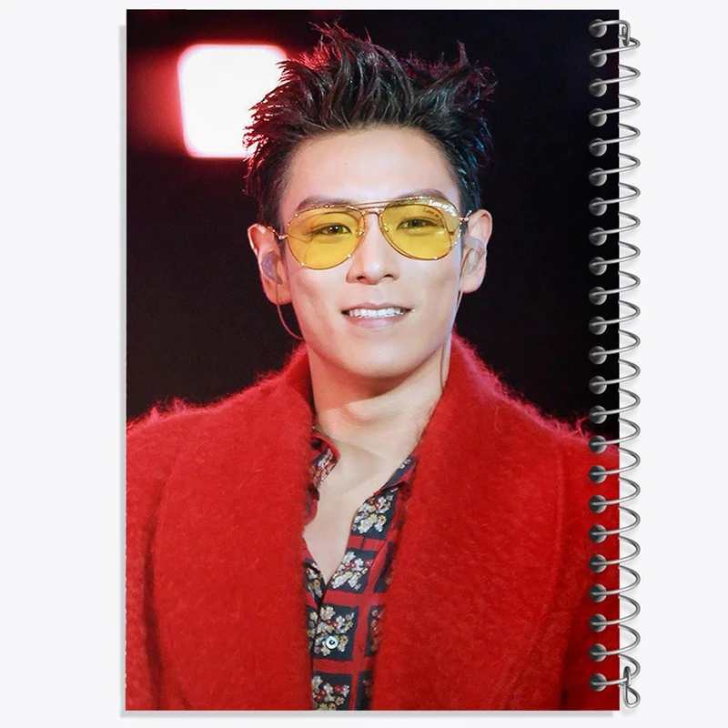 دفتر شطرنجی 50 برگ خندالو طرح تاپ گروه بیگ بنگ BIGBANG کد 12559