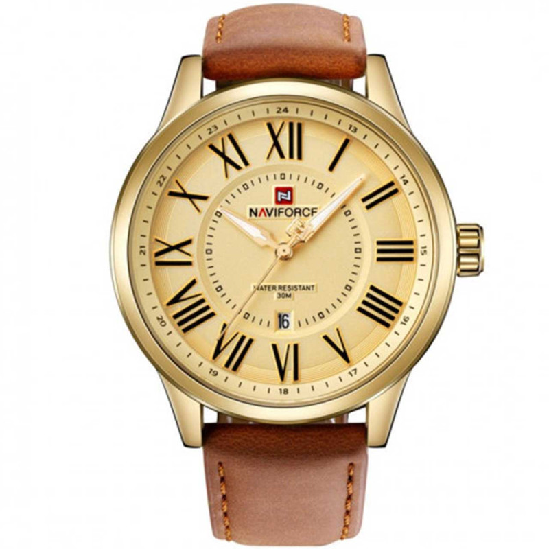 ساعت مچی عقربه ای مردانه نیوی فورس مدل NF9126GGBN ساعت مچی عقربه ای مردانه نیوی فورس مدل NF9126GGBN