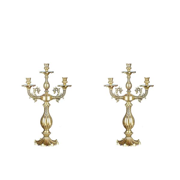 شمعدان چشمه نور کد S3584/3-Pro مجموعه دو عددی