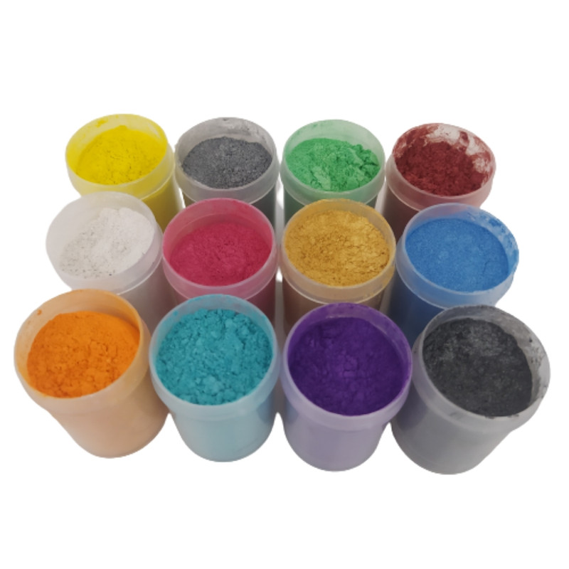 رنگ تزئین شمع بی مدل پودری حجم 18 میلی لیتر