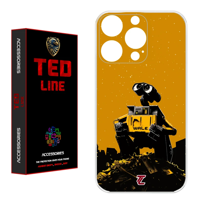 کاور تد لاین طرح ربات والی کد 1133 مناسب برای گوشی موبایل اپل Iphone 15 Pro
