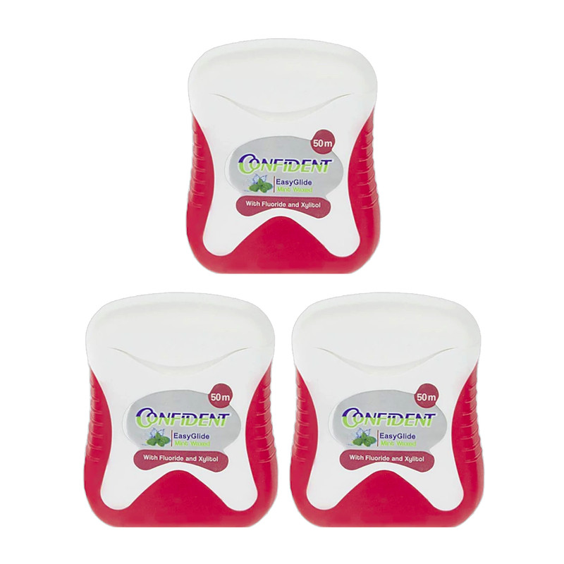 نخ دندان کانفیدنت مدل EASY GLIDE مجموعه 3 عددی