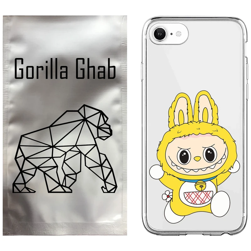 کاور گوریلا قاب مدل CLG کد 122 طرح لبوبو مناسب برای گوشی موبایل اپل iPhone 7 / 8 / SE 2022