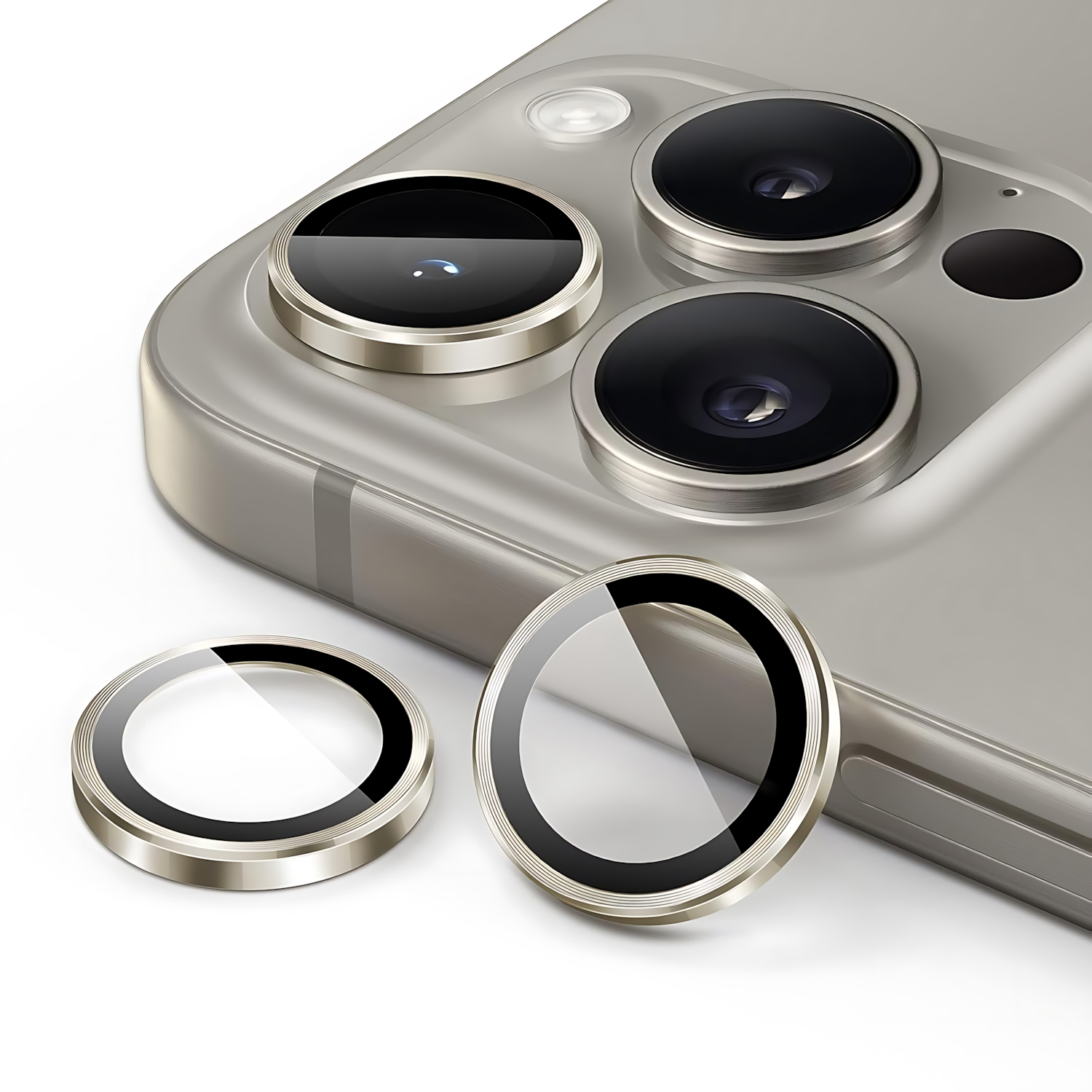 محافظ لنز دوربین کوزوم مدل O HAZE مناسب برای گوشی موبایل اپل iPhone 15 Pro