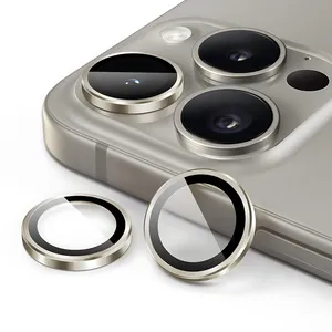 محافظ لنز دوربین شیشه‌ای مک کوی مدل AF مناسب برای گوشی موبایل اپل iPhone 16 Pro Max