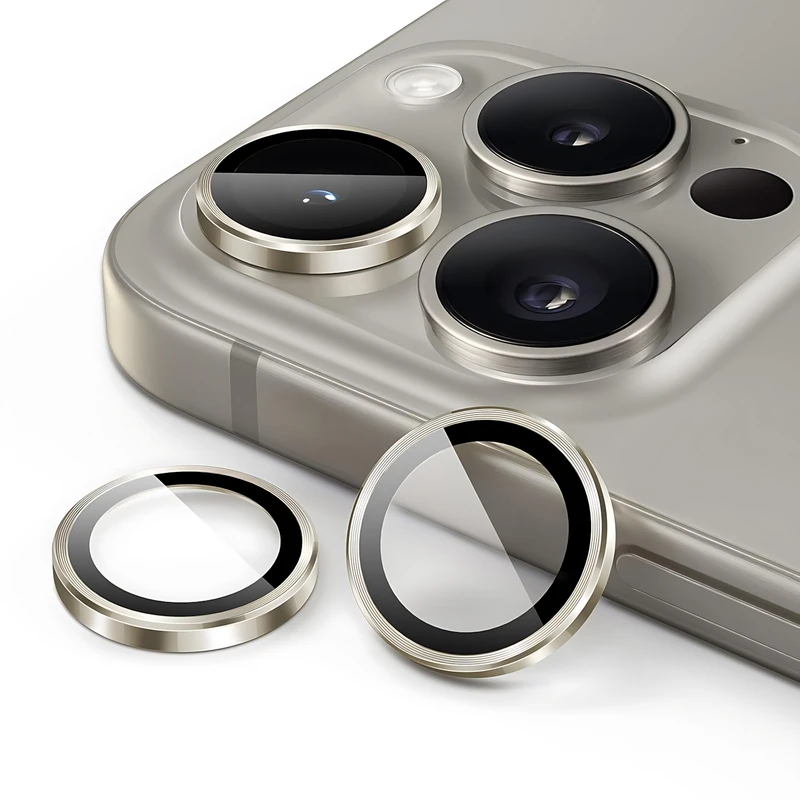 محافظ لنز دوربین شیشه‌ای مدل Rex مناسب برای گوشی موبایل اپل iPhone 16 Pro Max