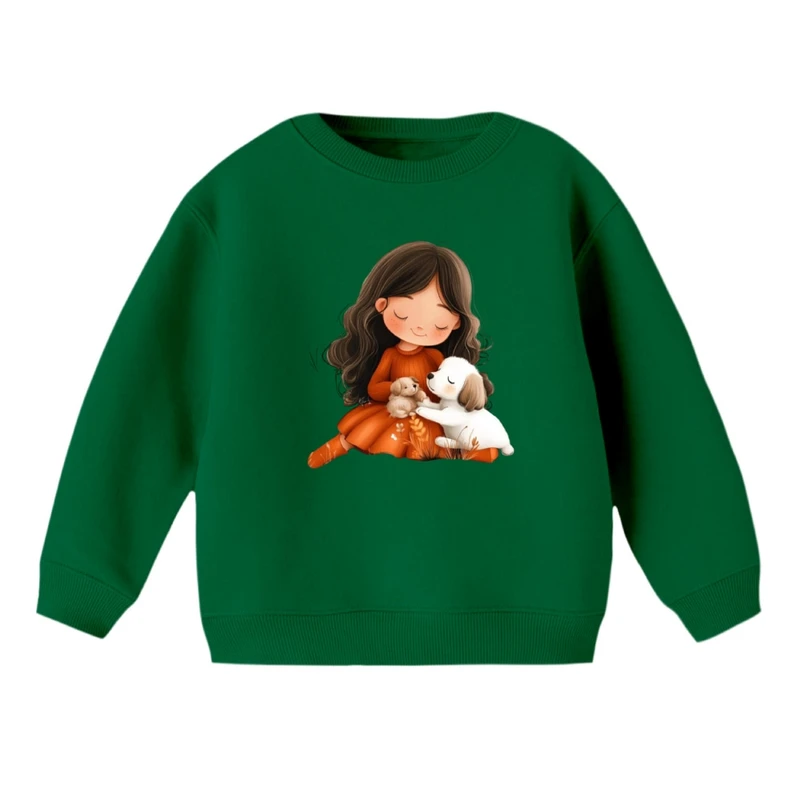 سویشرت بچگانه مدل دخترک فرشته کد 14 