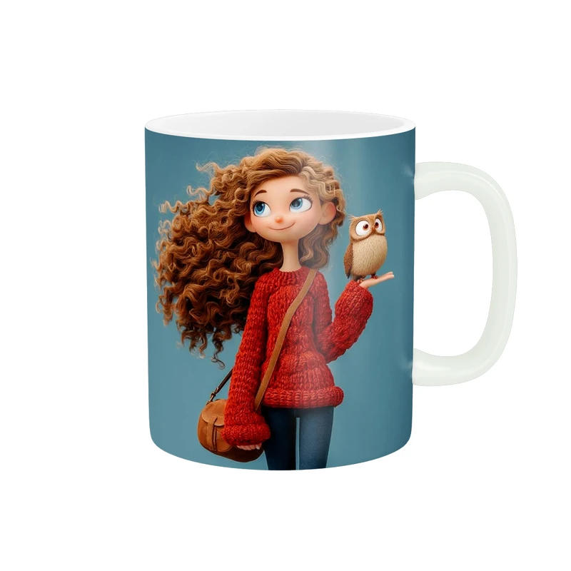 ماگ پاد آفرین طرح دختر کد 6172