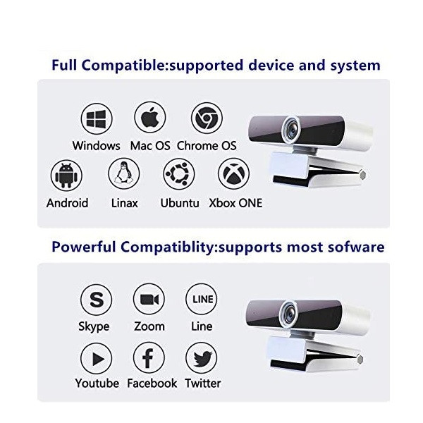 وب کم مدل FHD 1080 P with Tripod