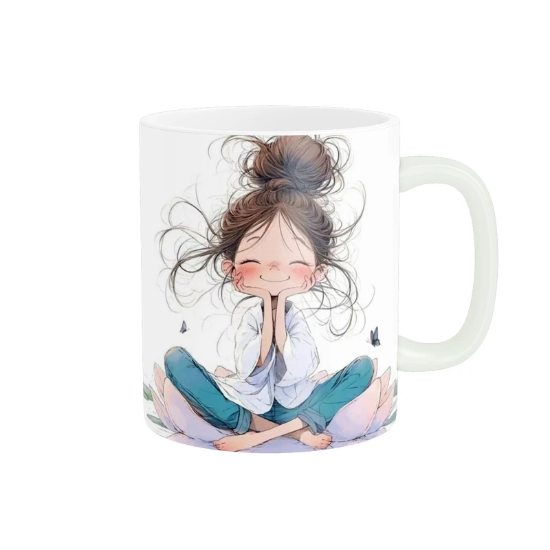 ماگ پاد آفرین طرح دخترک کد 32