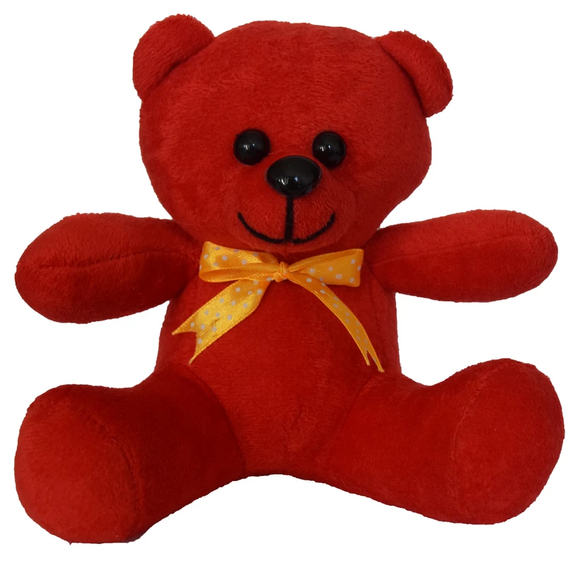 عروسک خرس مدل happy ارتفاع 13 سانتی متر