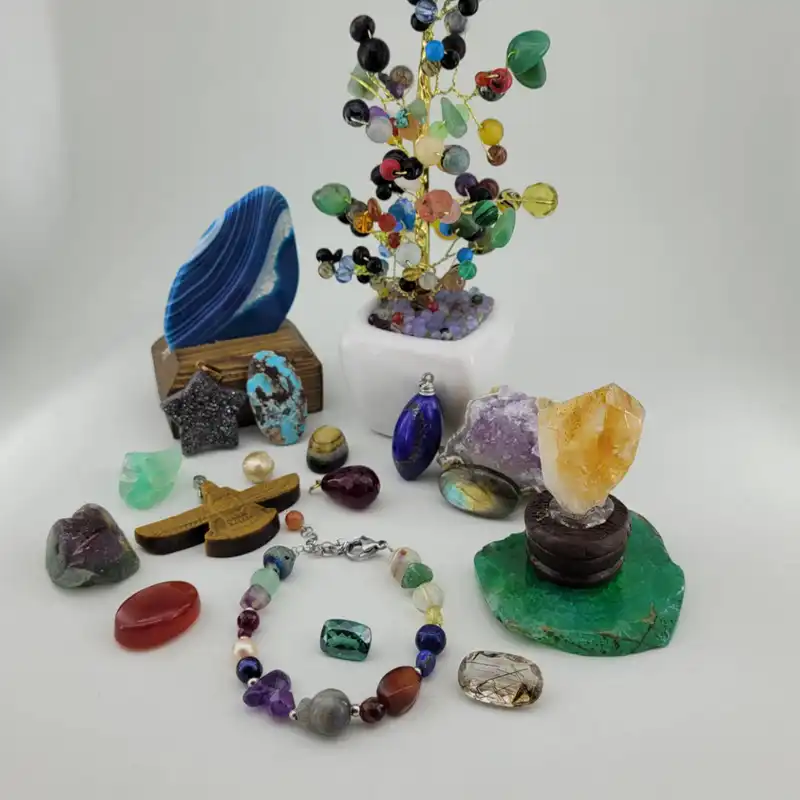 دستبند زنانه مدل سنگ Chakra کد 00813