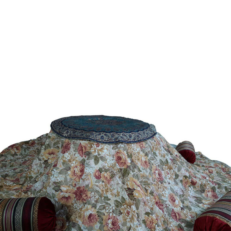 لحاف کرسی خانه سبز اسماعیلی مدل GL-Nasim سایز 400x400 سانتی متر