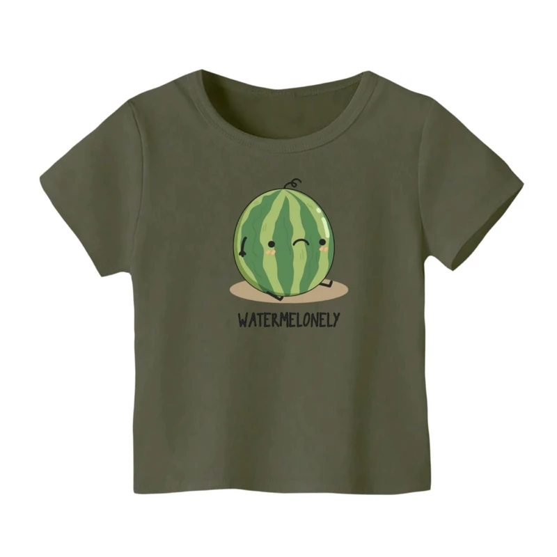 تی شرت آستین کوتاه بچگانه مدل هندوانه یلدایی کد 48