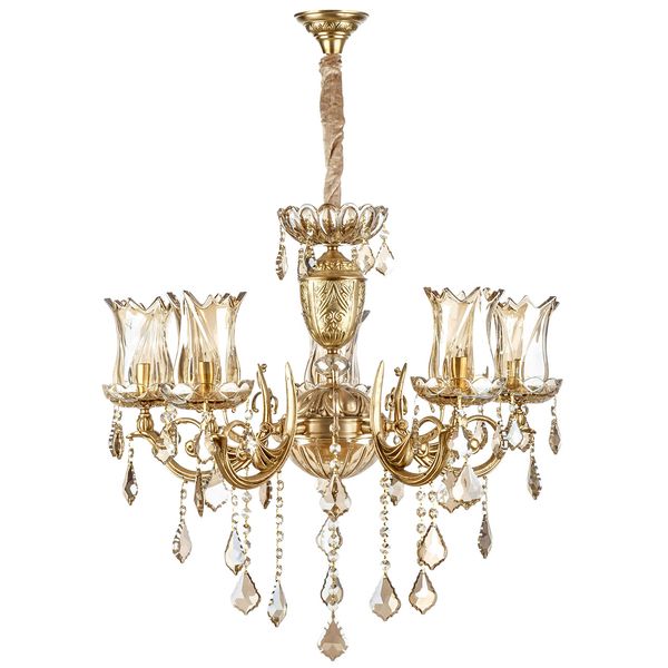 لوستر چشمه نور5 شعله کد C2768/5-A لوستر چشمه نور5 شعله کد C2768/5-A