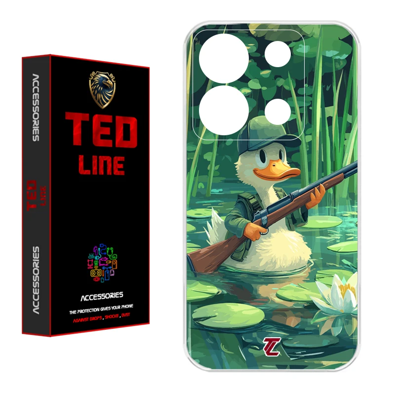 کاور تد لاین طرح اردک کد 1123 مناسب برای گوشی موبایل شیائومی Redmi Note 13 Pro 5G / Poco X6