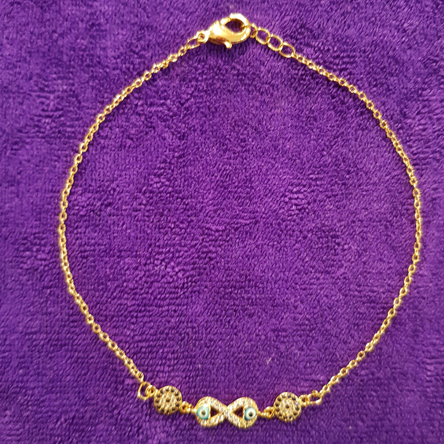 پابند زنانه مدل چشم نظر