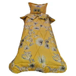 سرویس خواب طرح گل کد 32 یک نفره 4 تکه