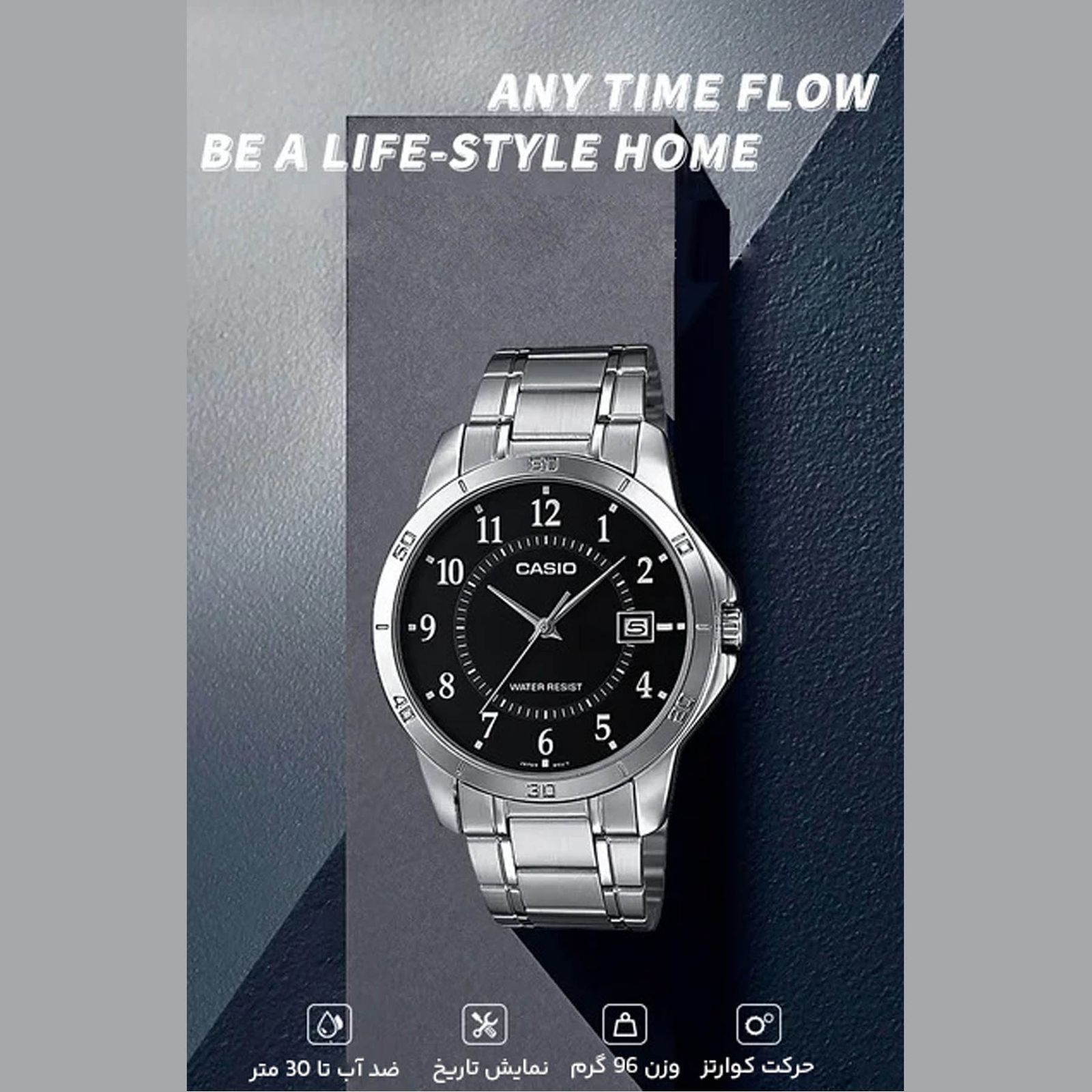 ساعت مچی عقربه ای مردانه کاسیو مدل MTP-V004D-1BUDF -  - 11