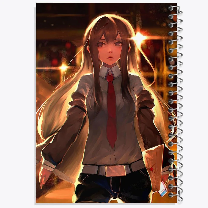 دفتر ژورنال نویسی 50 برگ خندالو مدل نقطه ای طرح کوریسو ماکیسه انیمه اشتاینز گیت کد 17499