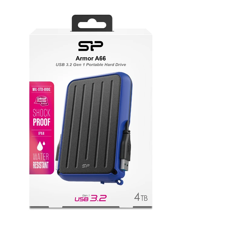 عکس شماره 19 : هارد اکسترنال سیلیکون پاور مدل armor a66 ظرفیت 4 ترابایت