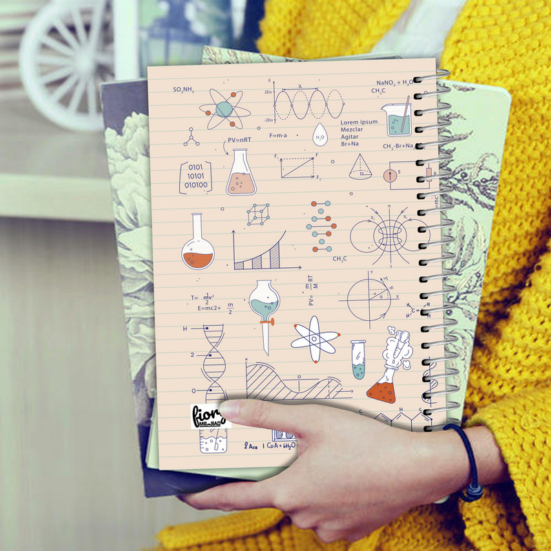 دفتر مشق 100 برگ مستر راد مدل شیمی طرح تحصیلی کد fiory 2005