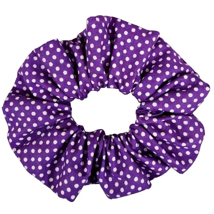 کش مو زنانه مدل اسکرانچی ساتن و پارچه بسته  2 عددی